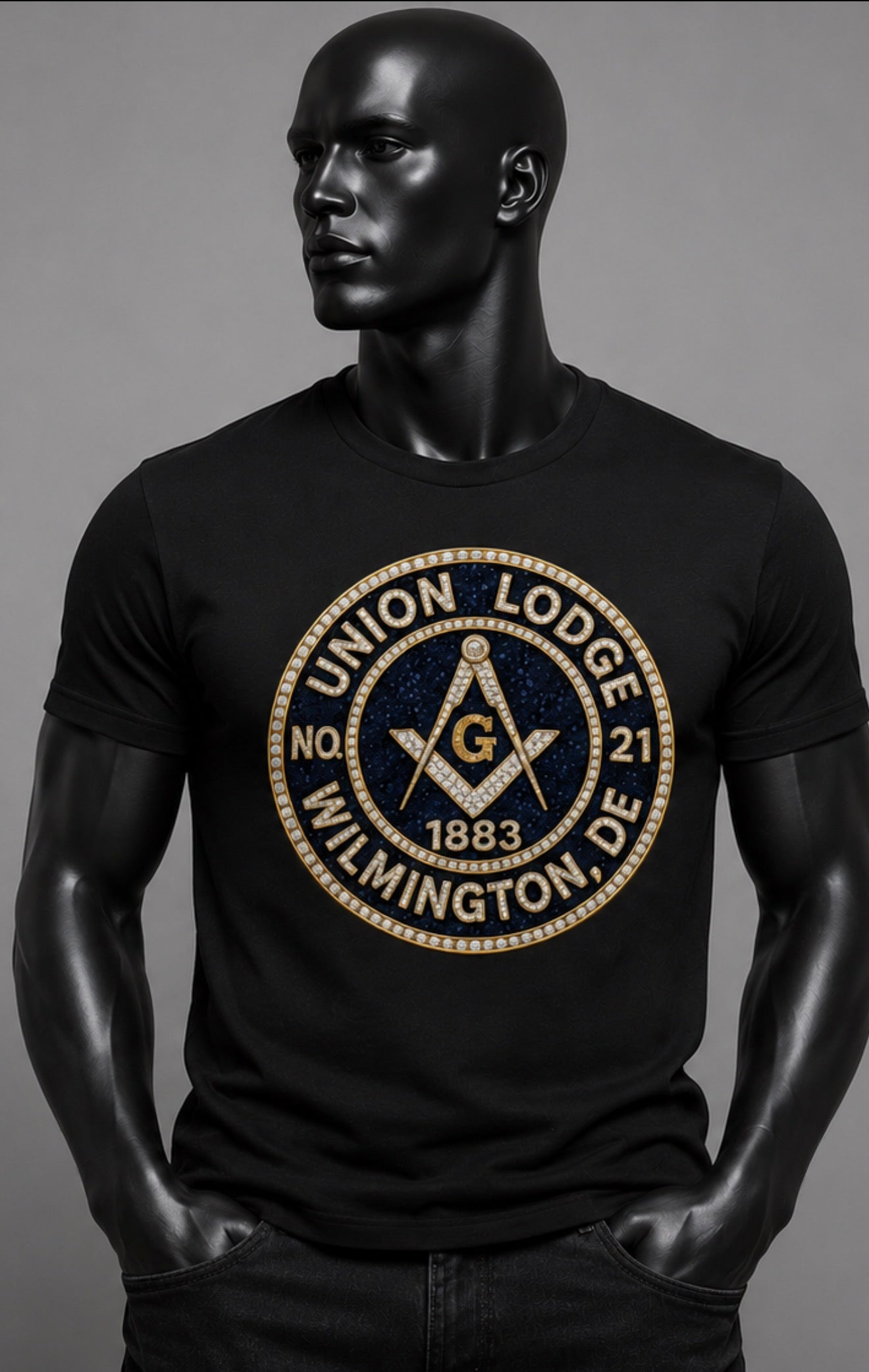 Union Lodge No. 21 Masonic T-Shirt | Personalized Lodge Apparel