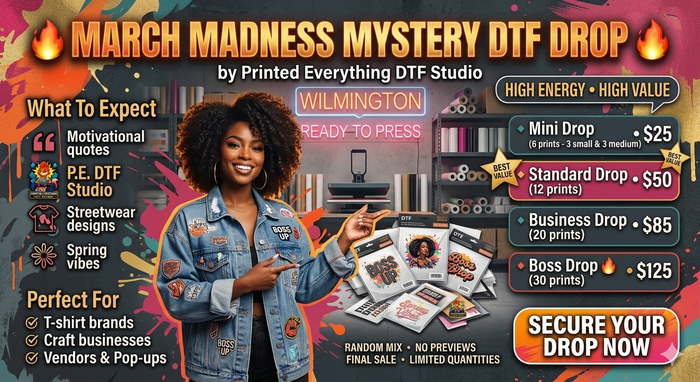 🔥MARCH MADNESS MYSTERY DTF DROP