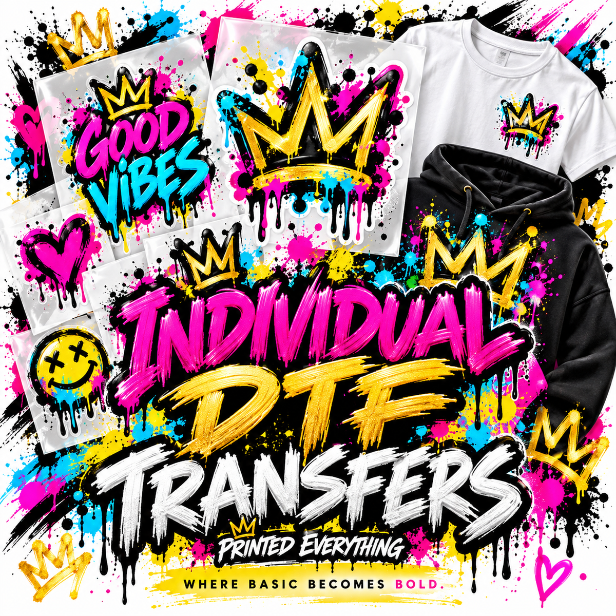 Individual DTF Transfers