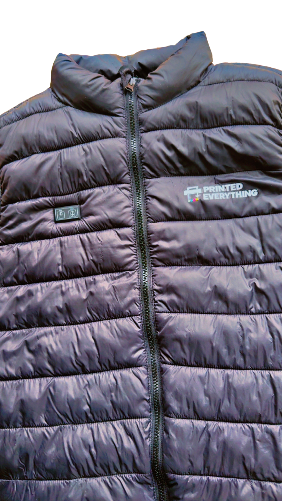 🔥 Custom USB Heated Vest With Your Logo — B.eaded E.verything X Printed Everything X Laughing Hyena (Battery Not Included)