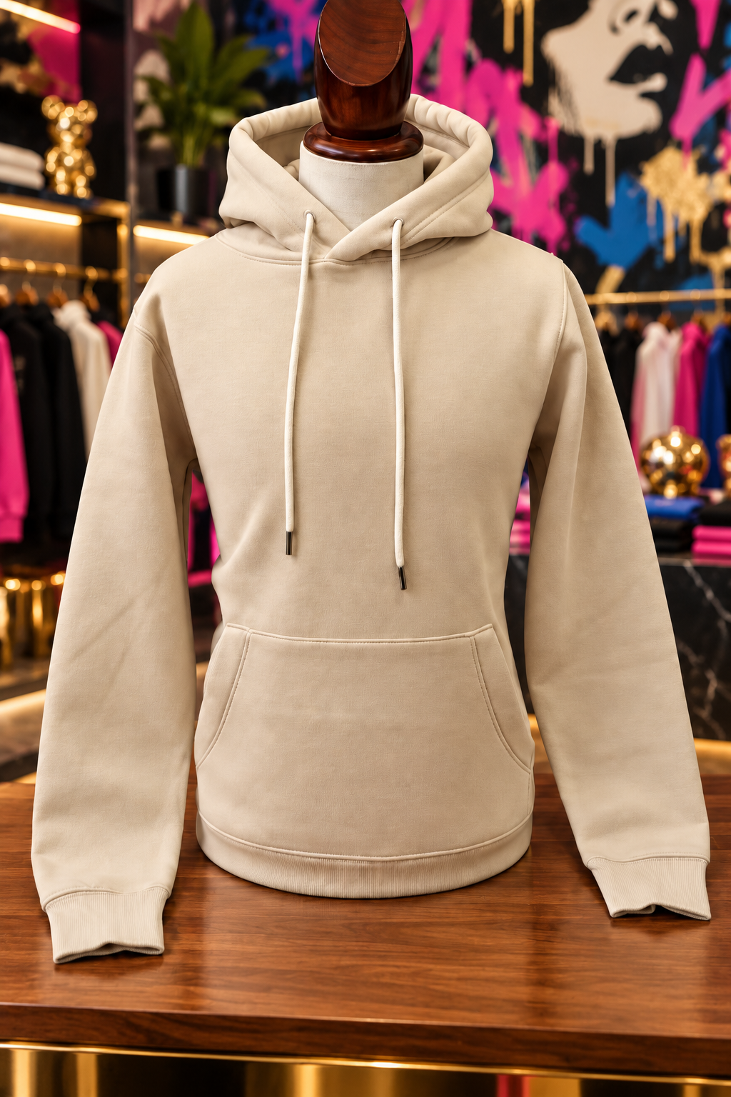 Custom Haus of Everything hoodie showing front and back designs, with specialty options visible on a stylish, comfortable sweatshirt.