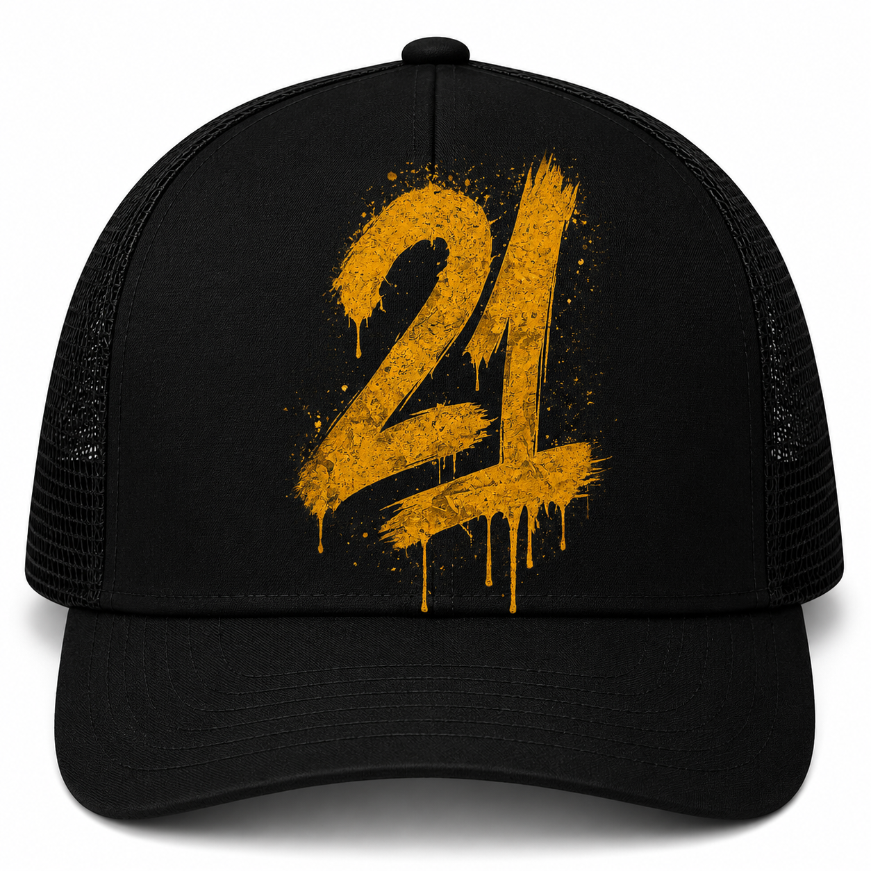Union Lodge 21 Graffiti Trucker Hat | Mesh Snapback Cap | Custom Masonic Apparel
