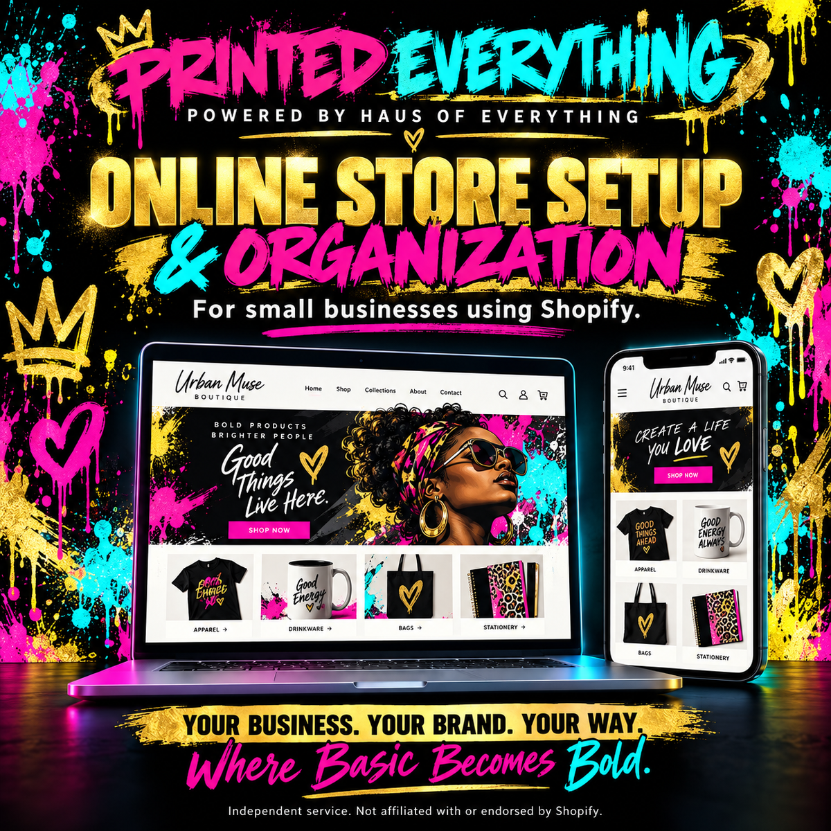 Store Setup & Organization Services for Shopify | Haus of Everything